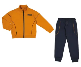 Mayoral- Orange   Navy Tracksuit