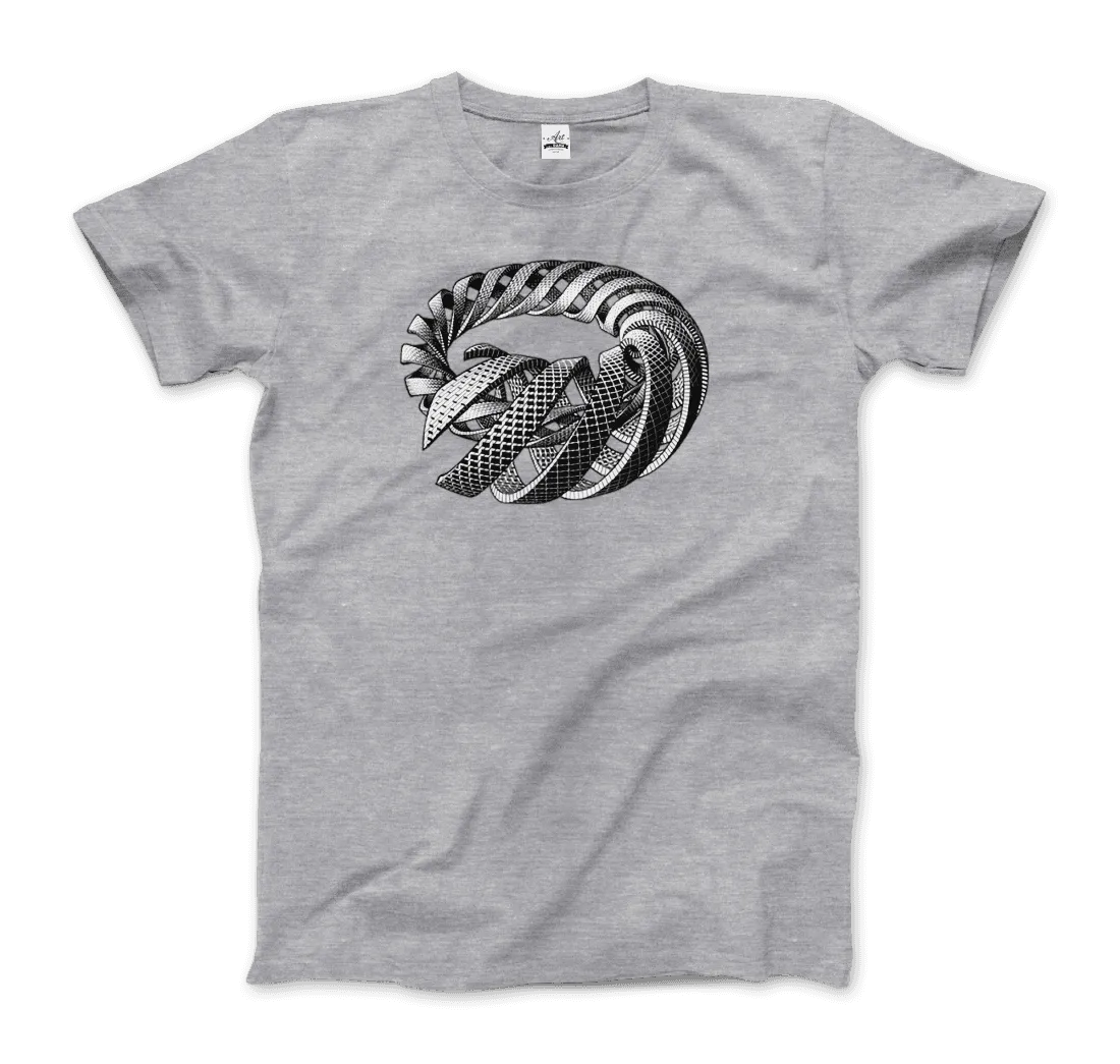 MC Escher Spirals Art T-Shirt by Art-O-Rama Shop