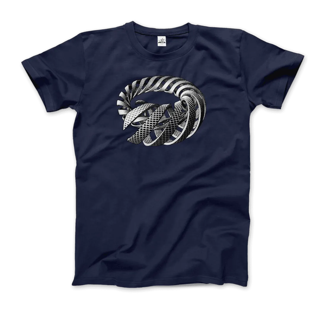 MC Escher Spirals Art T-Shirt by Art-O-Rama Shop