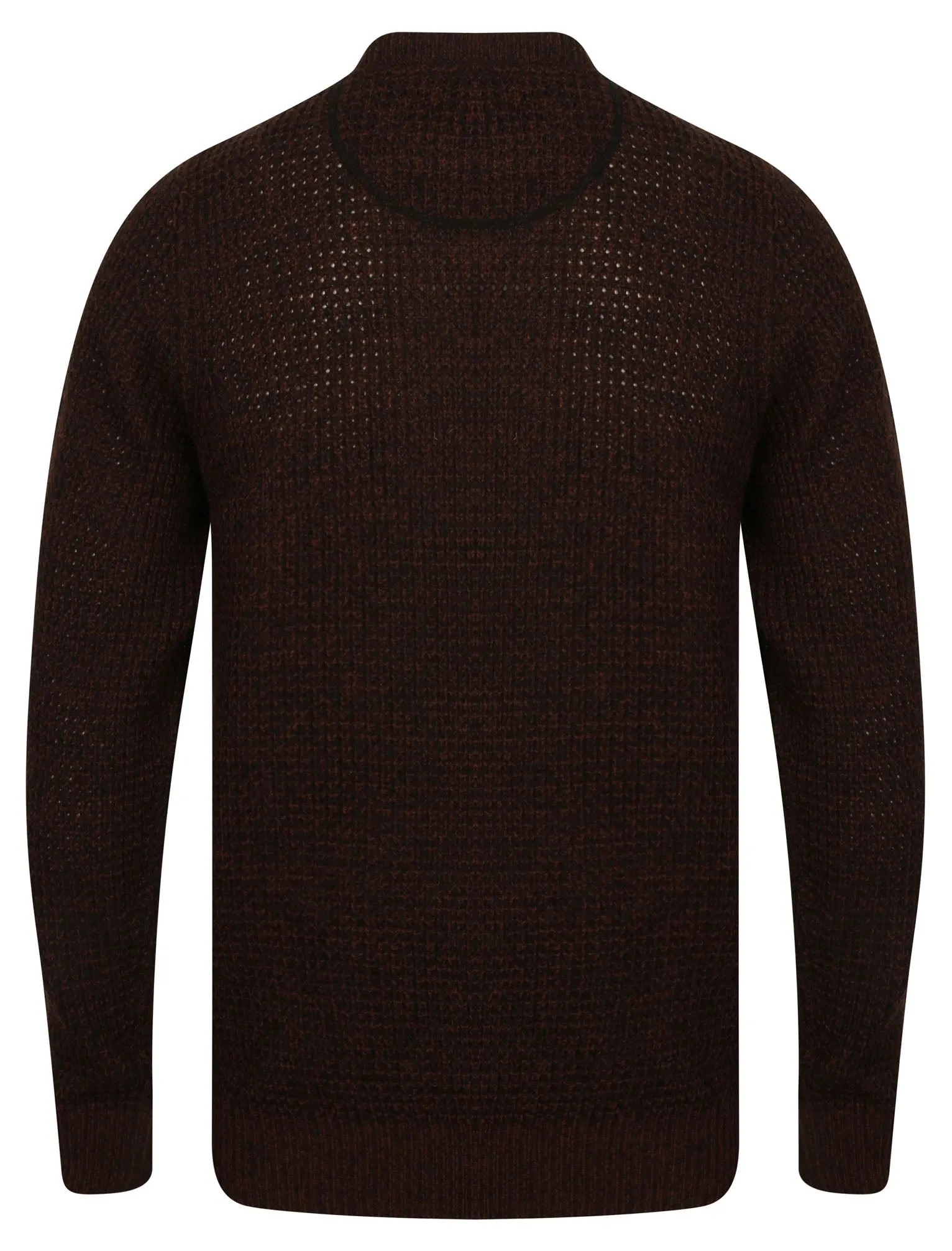 Mel Crew Neck Knitted Jumper in Decadent Chocolate / Caviar - Kensington Eastside