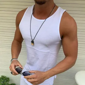 Men's Casual Solid Color Sleeveless Vest