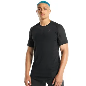 Men's Short Sleeve Sport Top,Black