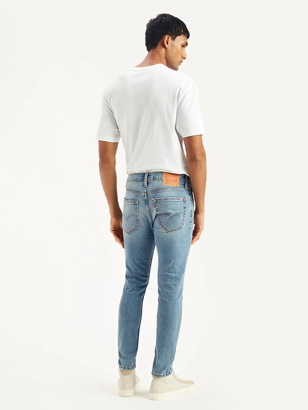 Men's Skinny Tapered Light Blue Jeans