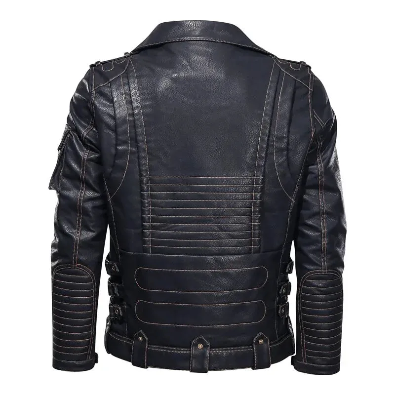 Mens Vegan leather Jacket - Imported