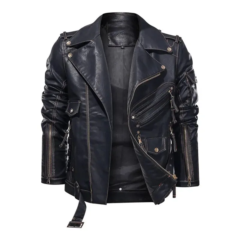 Mens Vegan leather Jacket - Imported