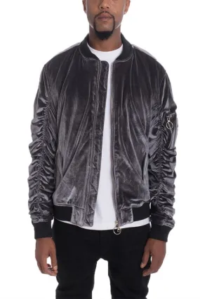 Men's Velour Bomber Jackets