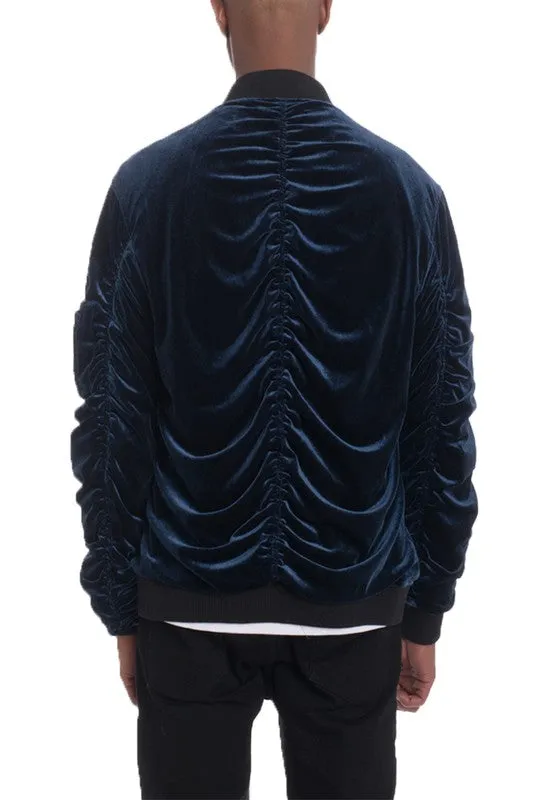 Men's Velour Bomber Jackets