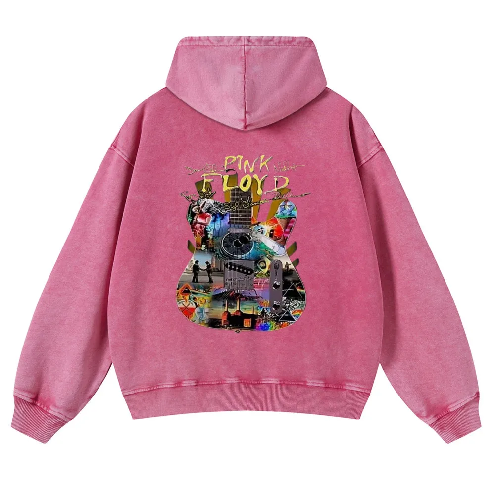 Mens Vintage  Pink Floyd Rock Band Hoodies