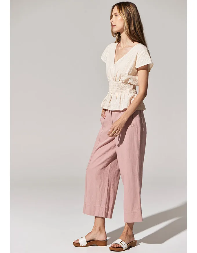 Miley Crop Pant Rose