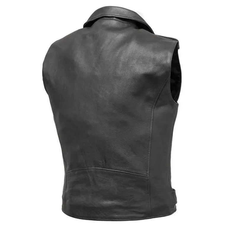 MKL - Wicked in Men's Motorcycle Leather Vest