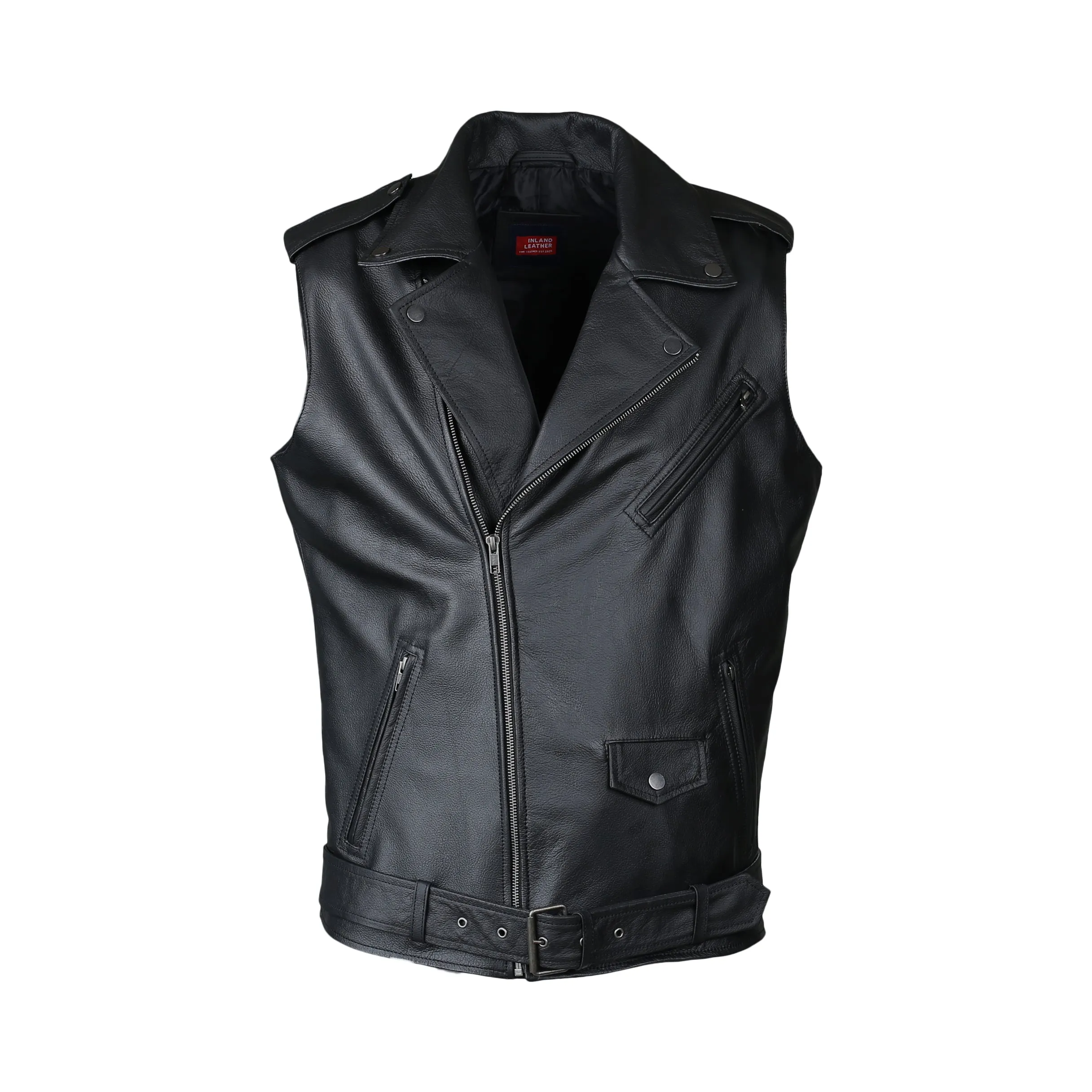 MKL - Wicked in Men's Motorcycle Leather Vest