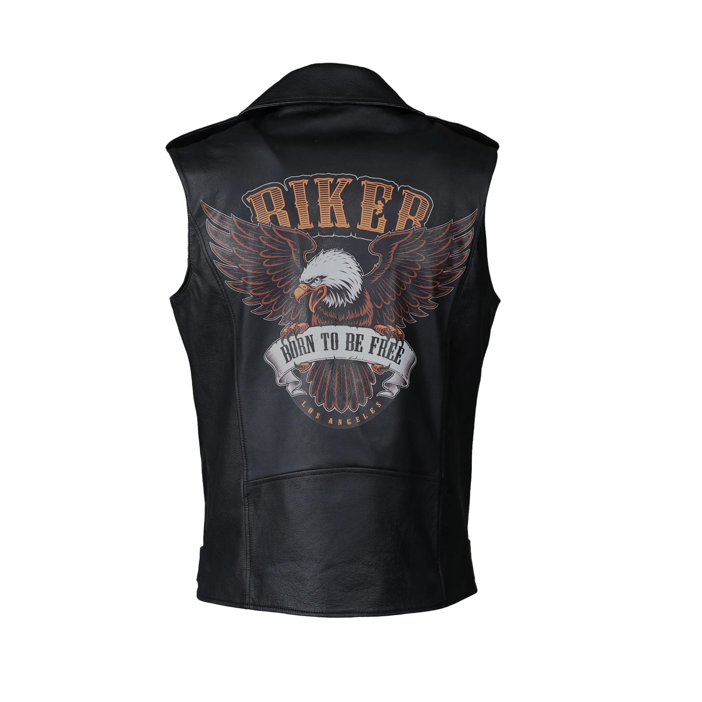 MKL - Wicked in Men's Motorcycle Leather Vest