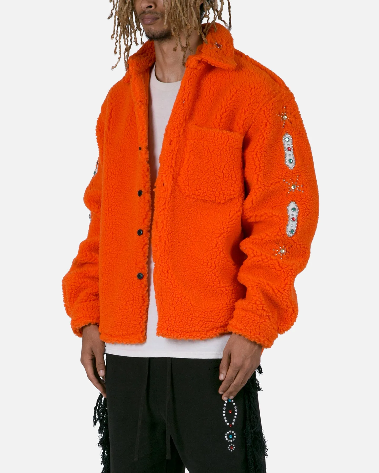 MNML Jewel Sherpa Jacket Orange