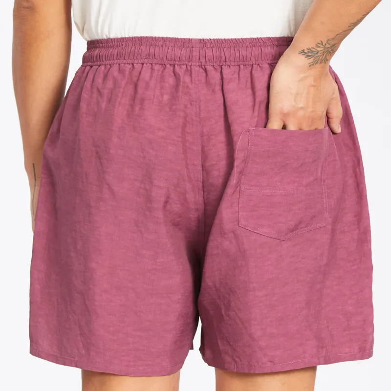 MT Short - Magenta Viscose/Linen