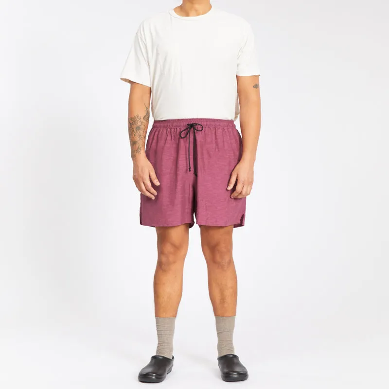 MT Short - Magenta Viscose/Linen