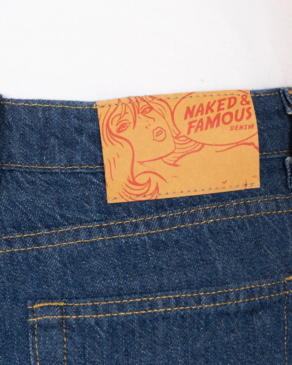 Naked & Famous Denim Arrow Slim Straight Womens Jeans - New Frontier Selvedge