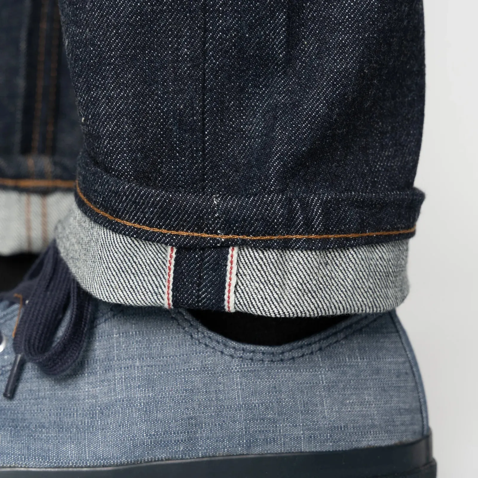 Naked & Famous - Weird Guy - Blue Wave Selvedge in Indigo