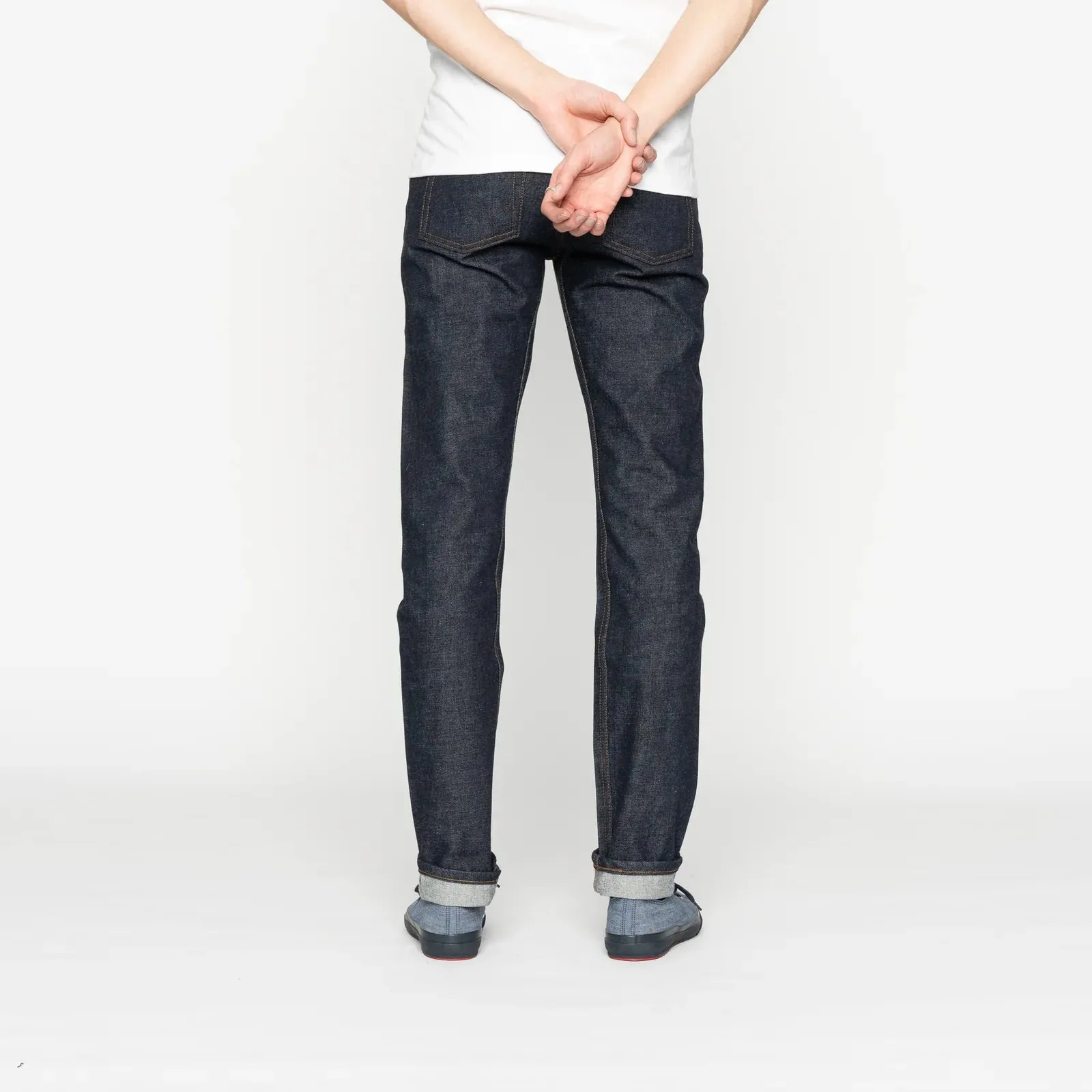 Naked & Famous - Weird Guy - Blue Wave Selvedge in Indigo