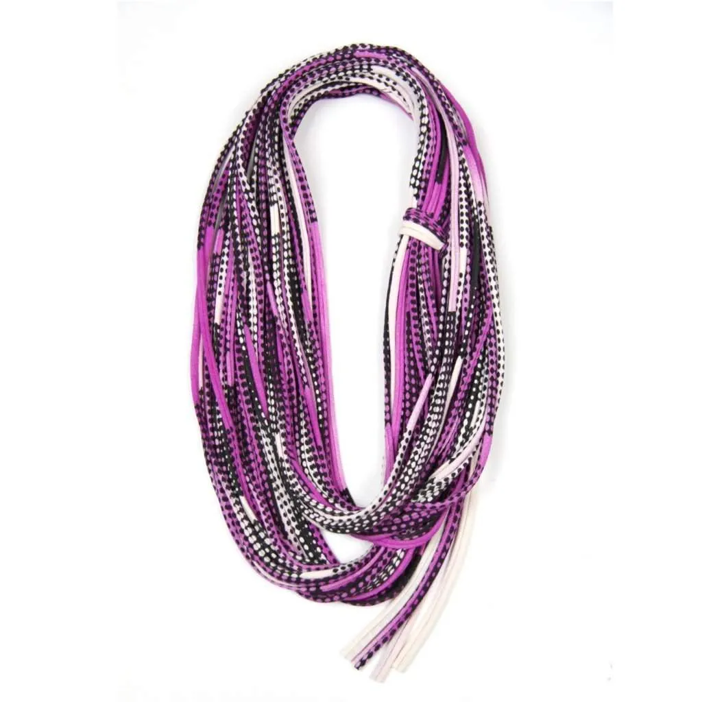 Necklush Infinity Scarf / Purple & Black / Unisex