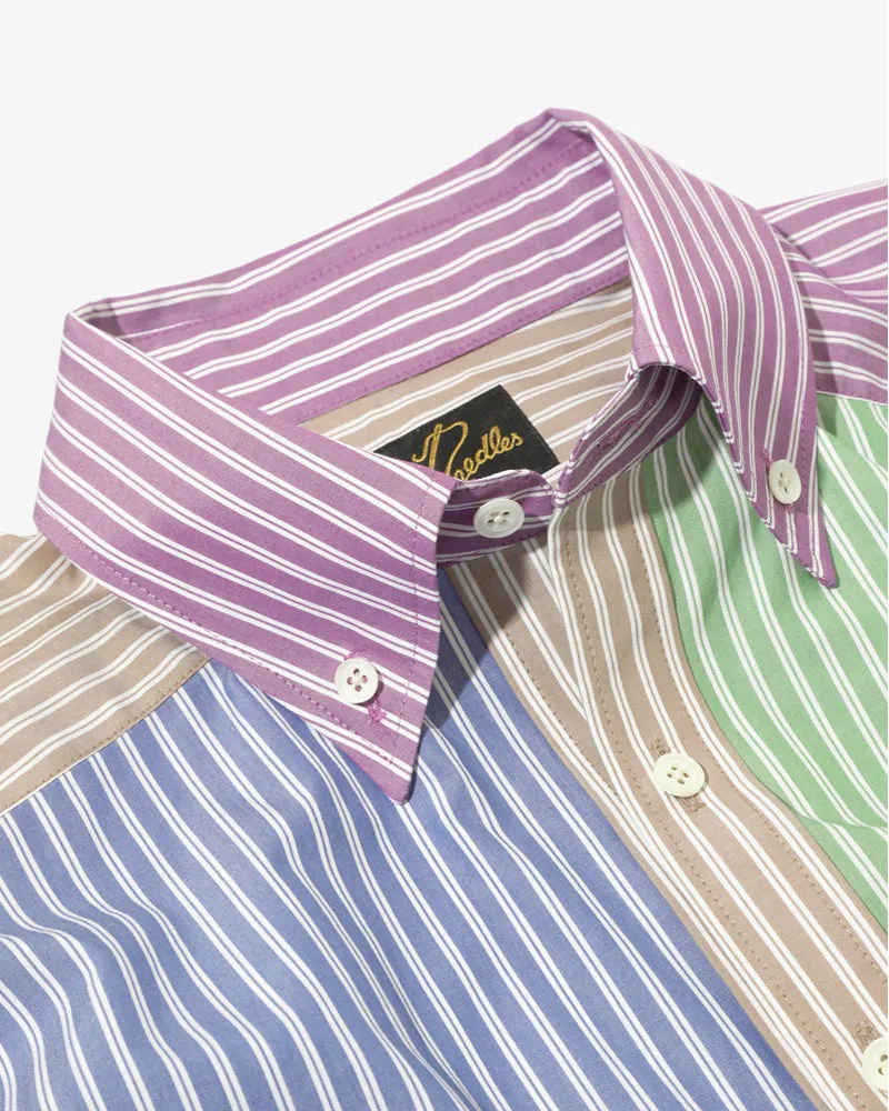 Needles Needles B.D. EDW Shirt Cotton Stripe Cloth Crazy