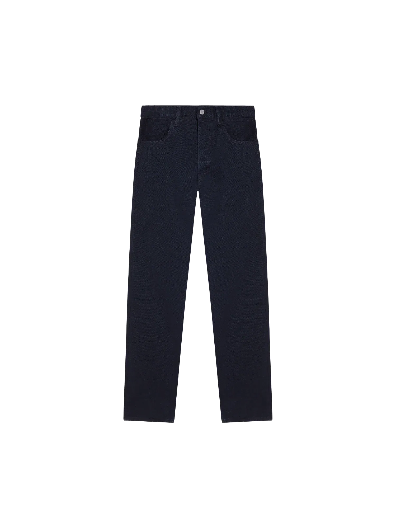 Nettle Denim Straight Leg Jeans—black