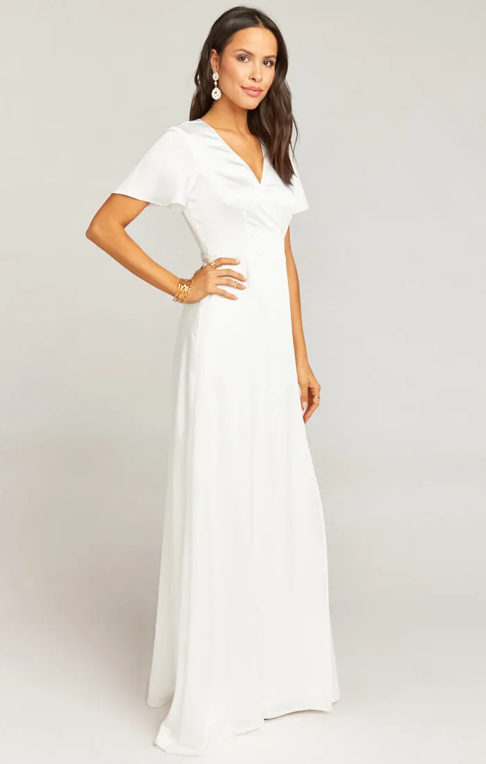 Noelle Flutter Wrap Dress