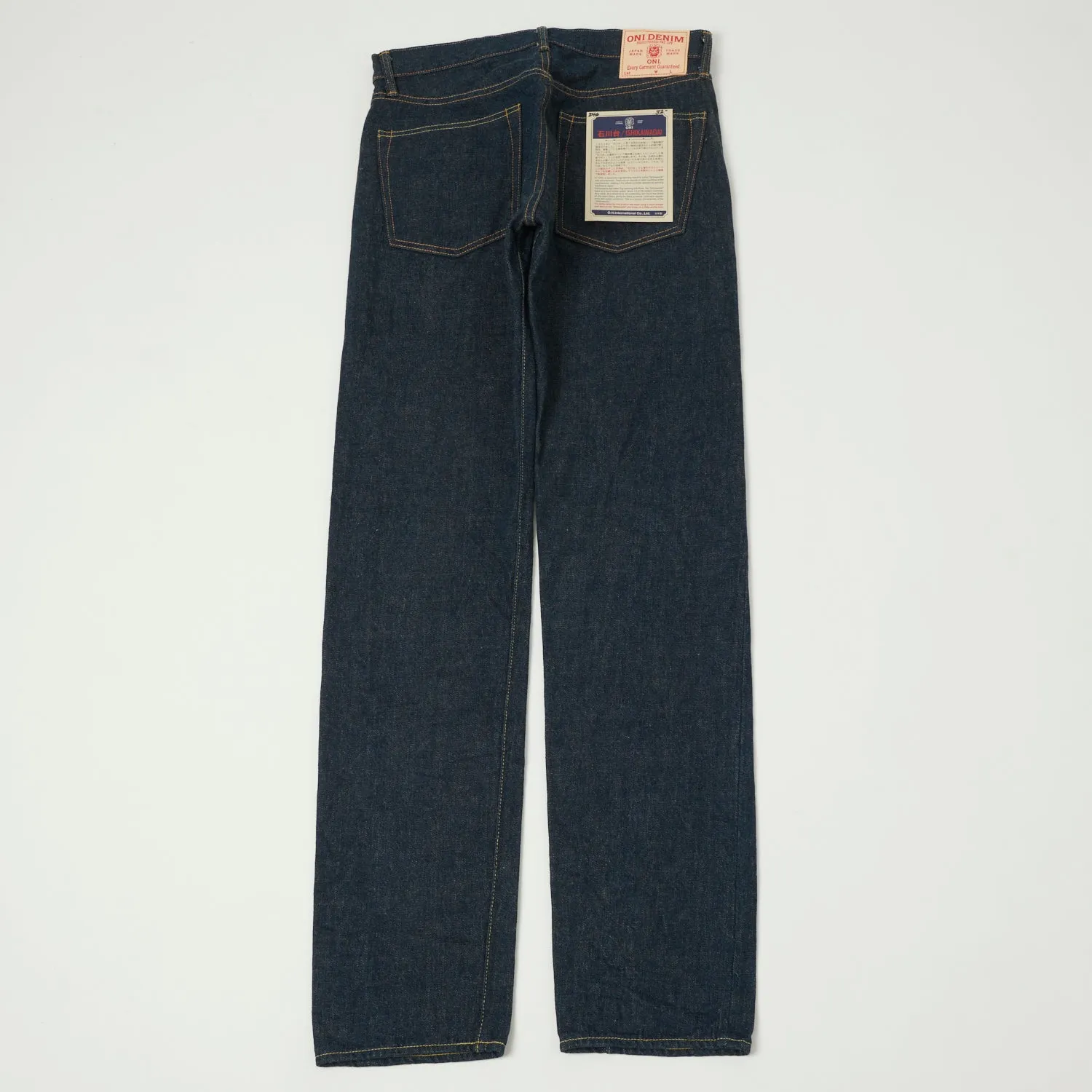 ONI 902 Ishikawadai 15oz Regular Tapered Jean - One Wash