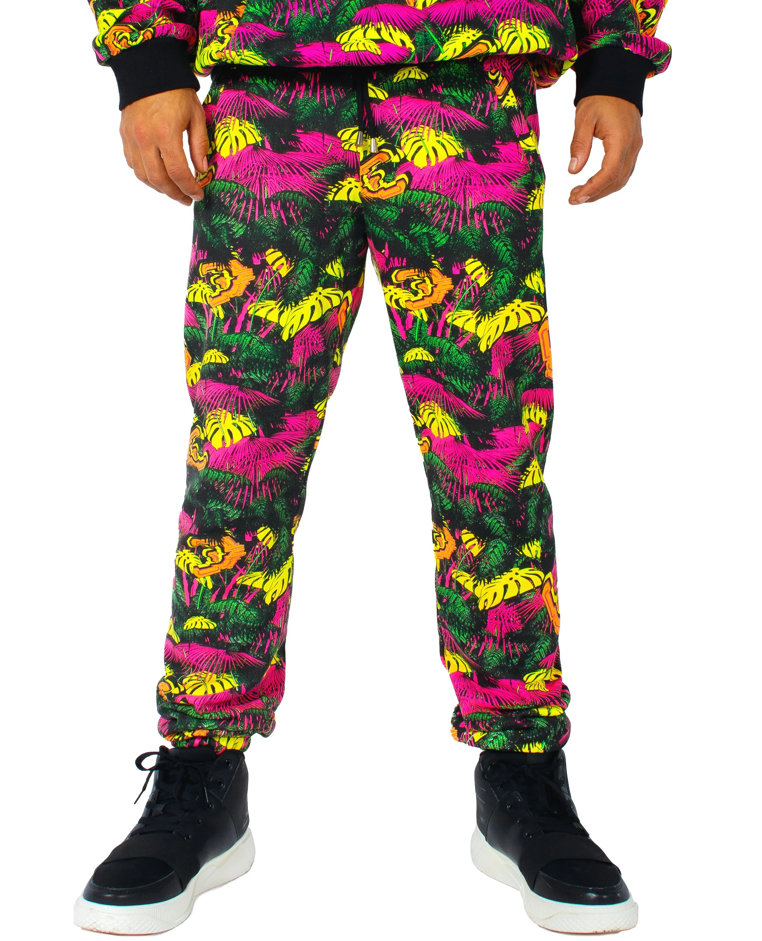 OVERSIZED JOGGER NEON JUNGLE