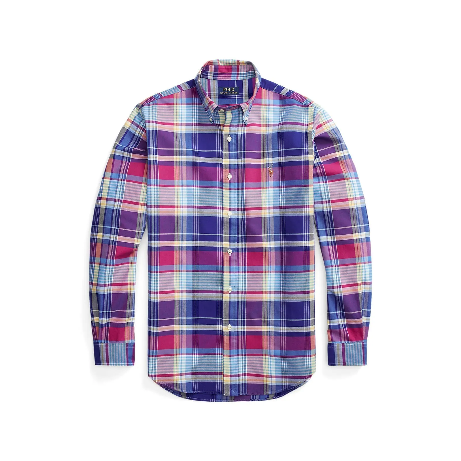 Oxford Shirt - Check - Blue, Pink-Red, Multi