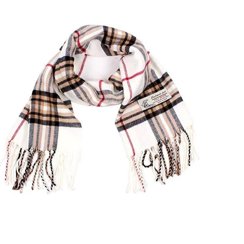 Plaid Scarf, Warm, Soft & Colorful for Men & Women