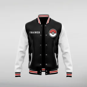 Poke League Champion Pokemon Varsity Jacket