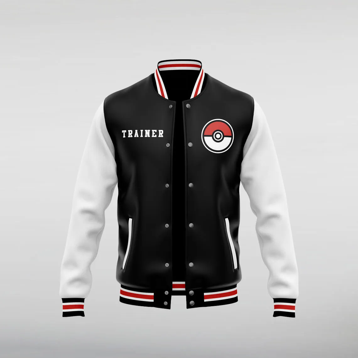 Poke League Champion Pokemon Varsity Jacket