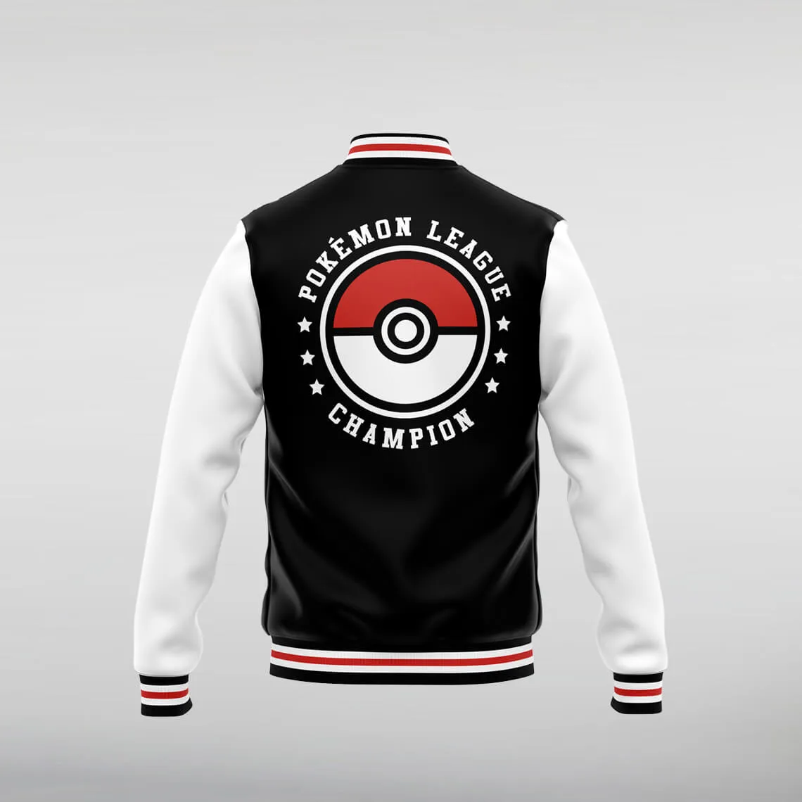 Poke League Champion Pokemon Varsity Jacket