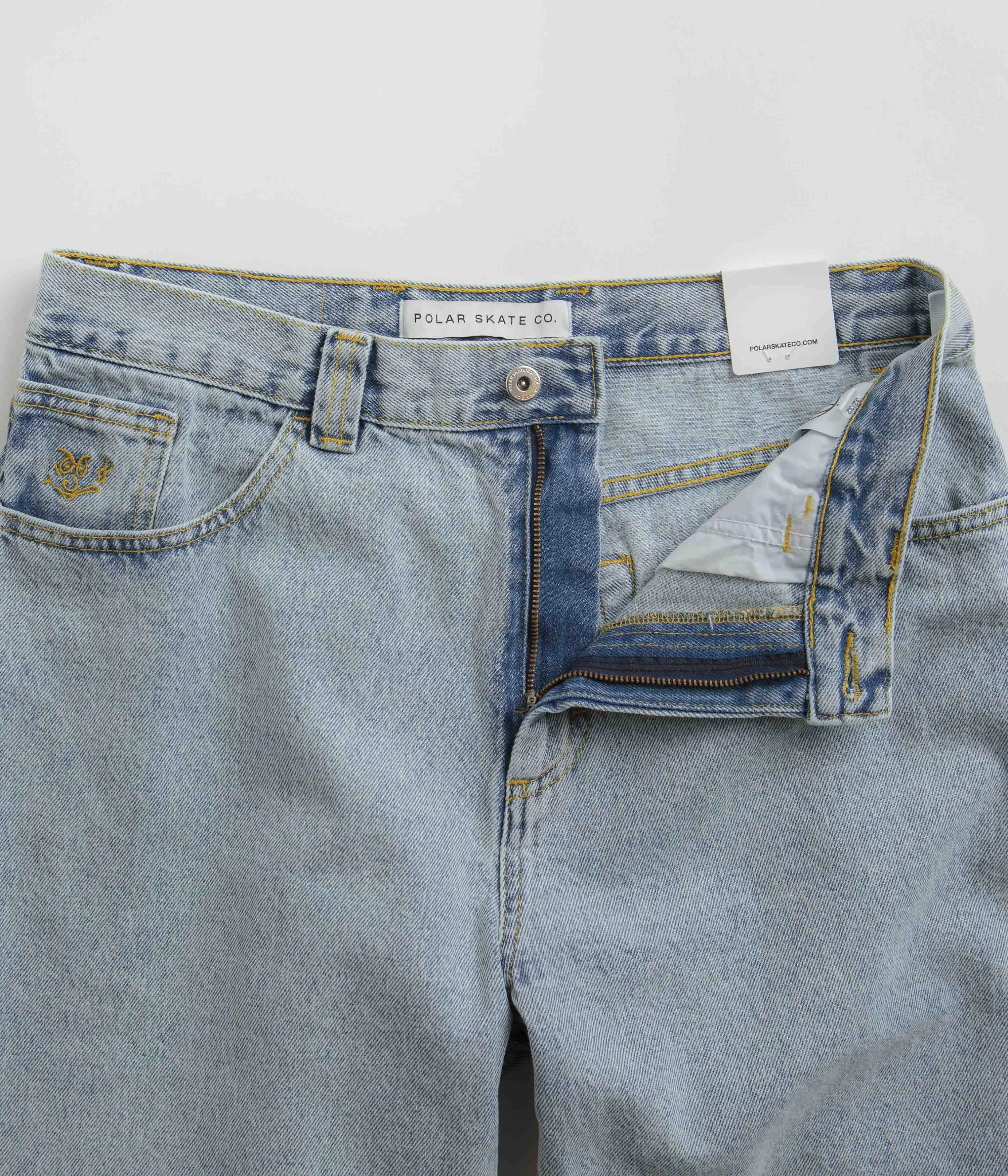 Polar '92 Denim Jeans - Light Blue