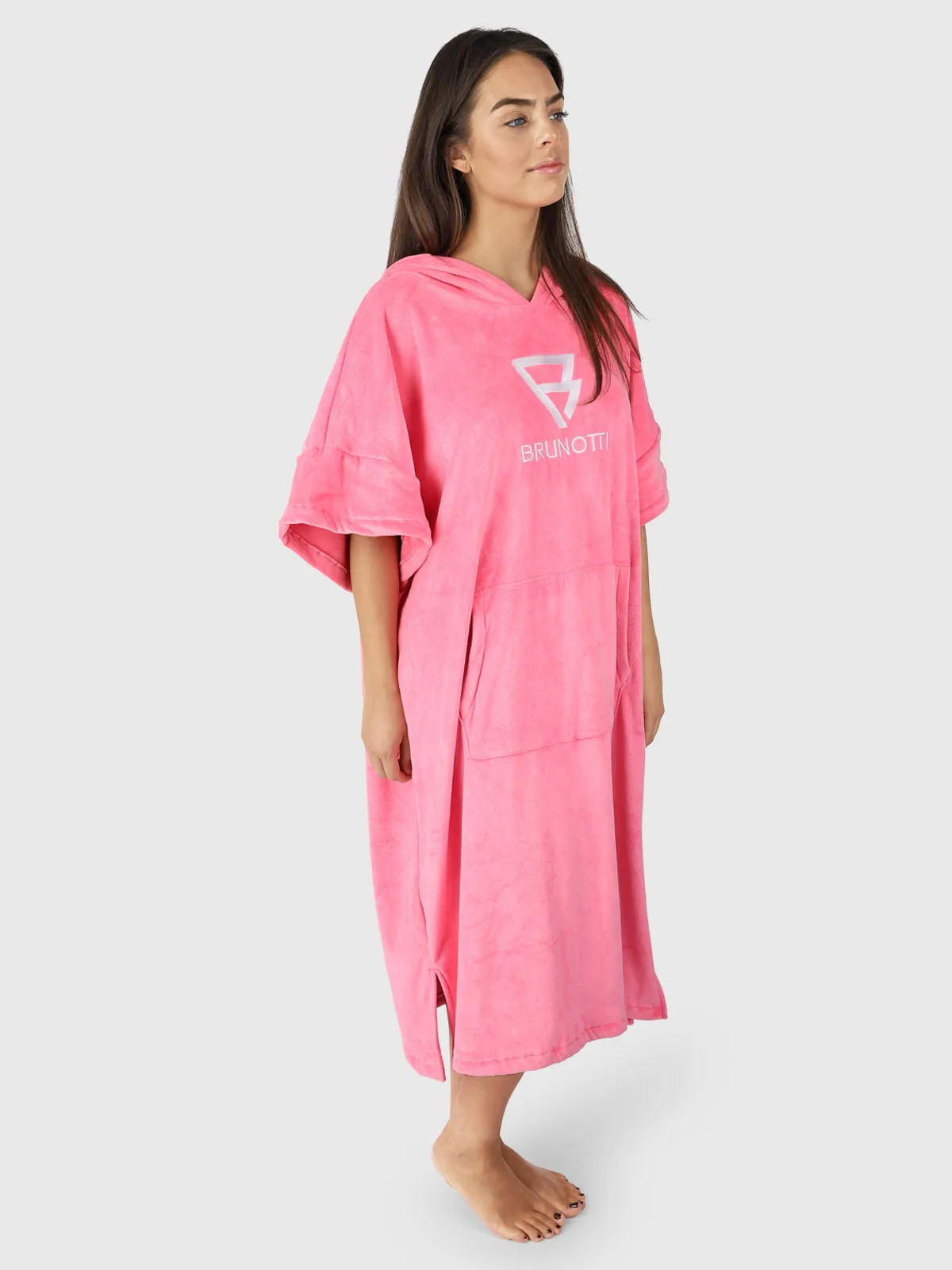 Poncho-Solid Poncho | Pink