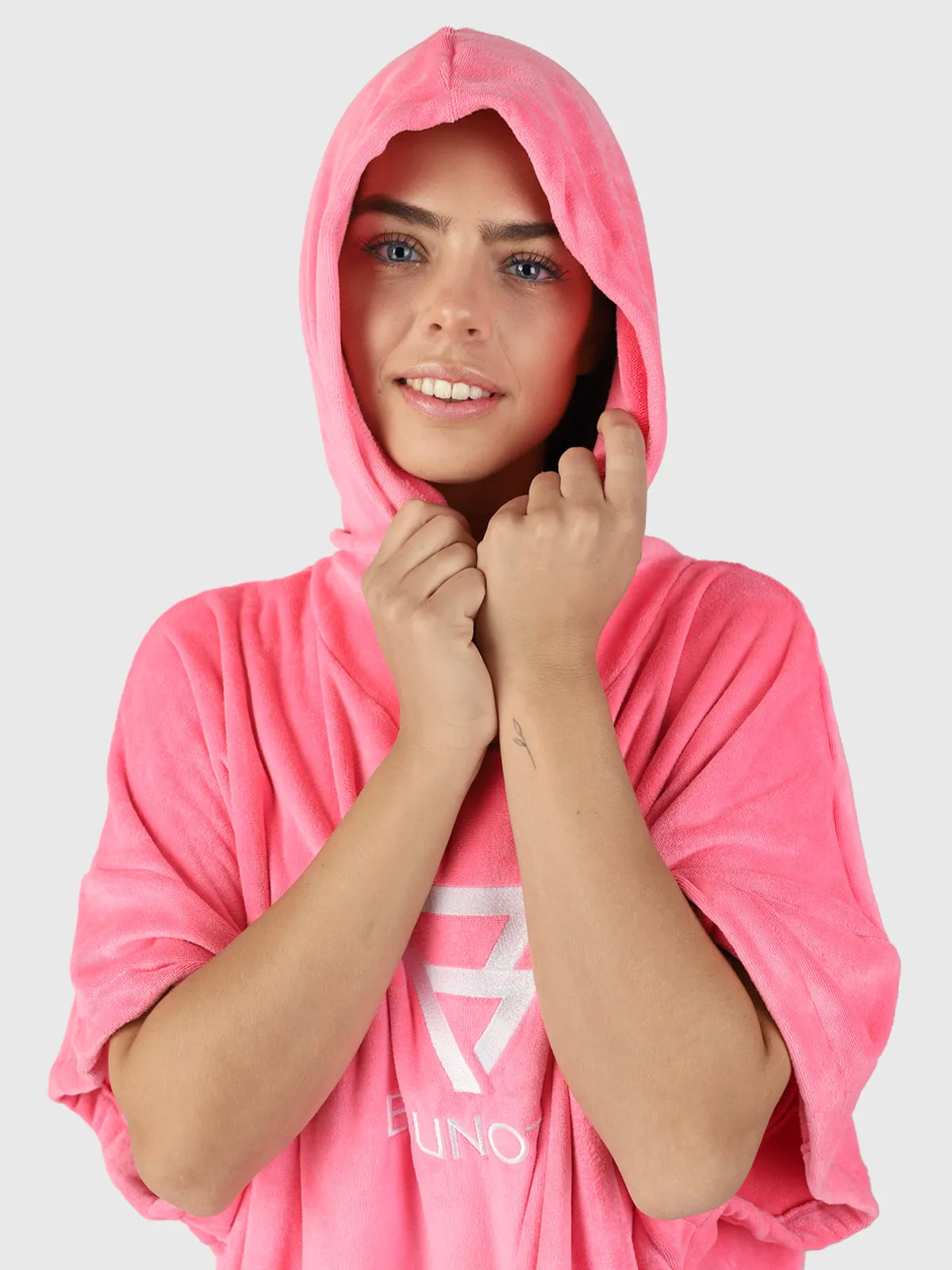 Poncho-Solid Poncho | Pink