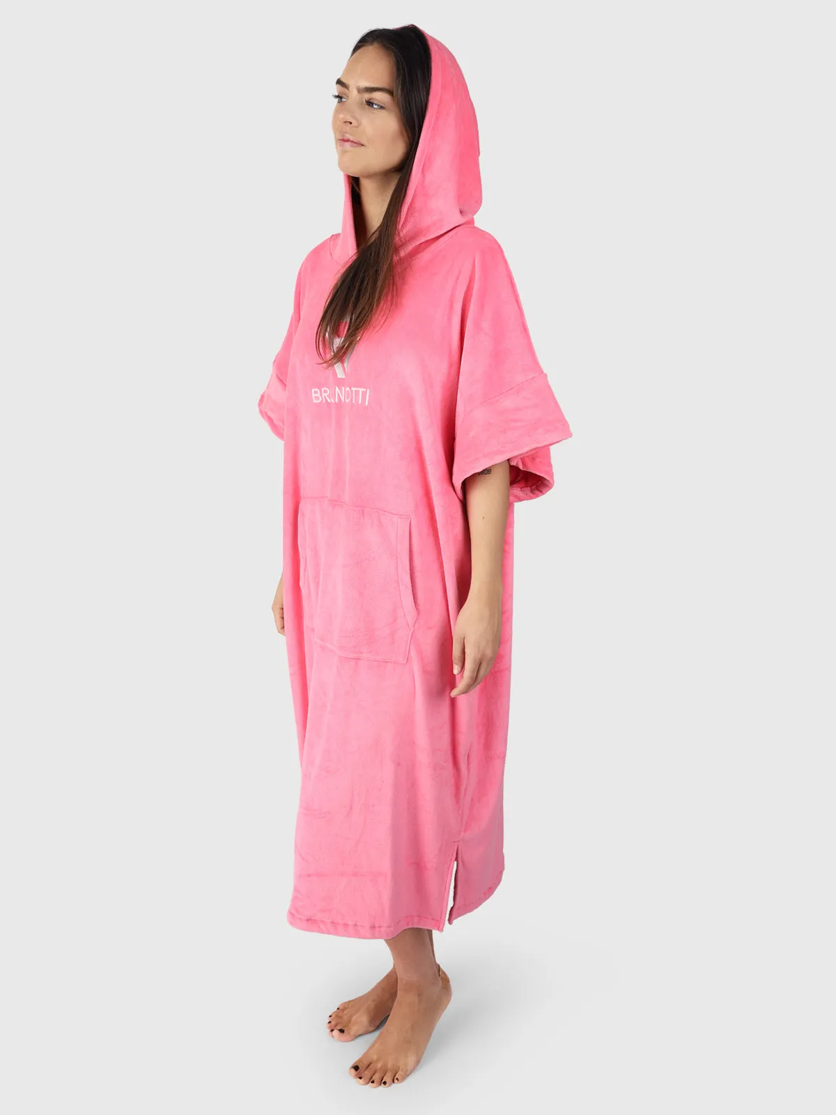 Poncho-Solid Poncho | Pink