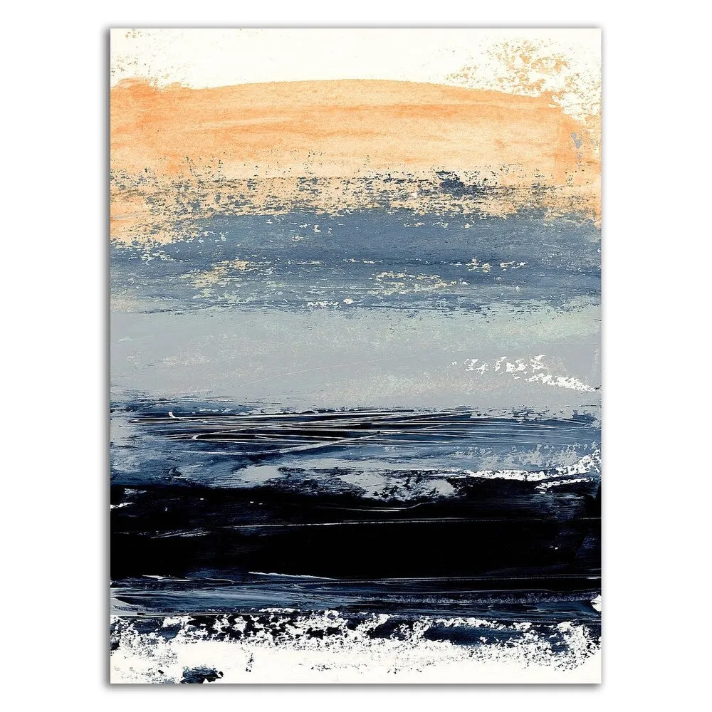 "Abstract Minimalist Landscape 5" by Iris Lehnhardt, Print on Canvas, Ready to Hang