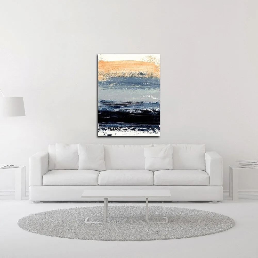 "Abstract Minimalist Landscape 5" by Iris Lehnhardt, Print on Canvas, Ready to Hang