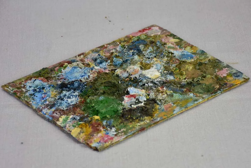 Rectangular French artist's paint palette 14½" x 11"