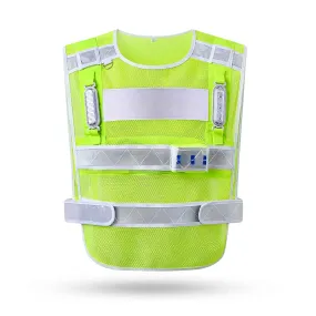 Reflective vest with LED lights for work(MJ-S28)