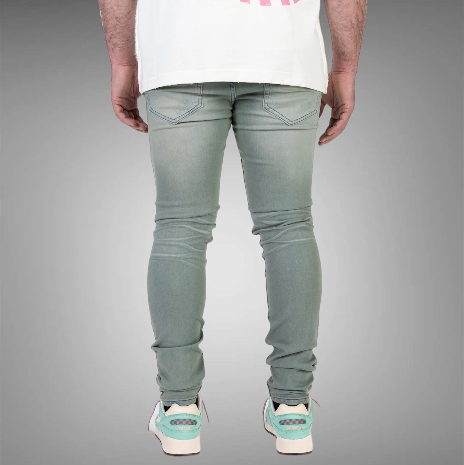 Relapse Jeans Deep Blue Skinny Denim Blue