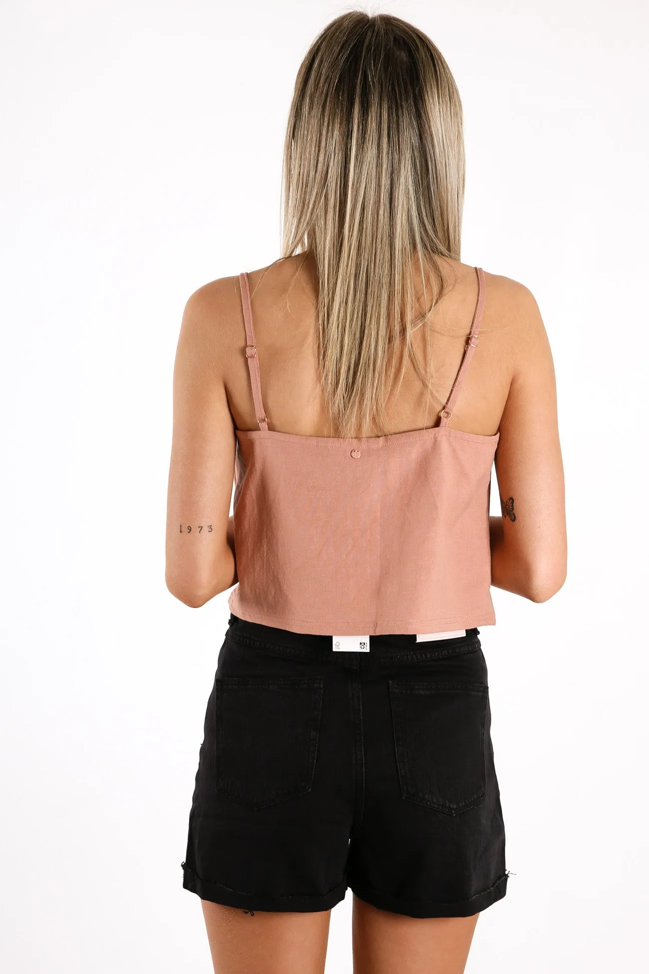 Ringleader Top Ash Pink