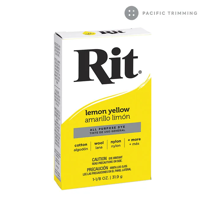 Rit All Purpose Dye Powder Lemon Yellow