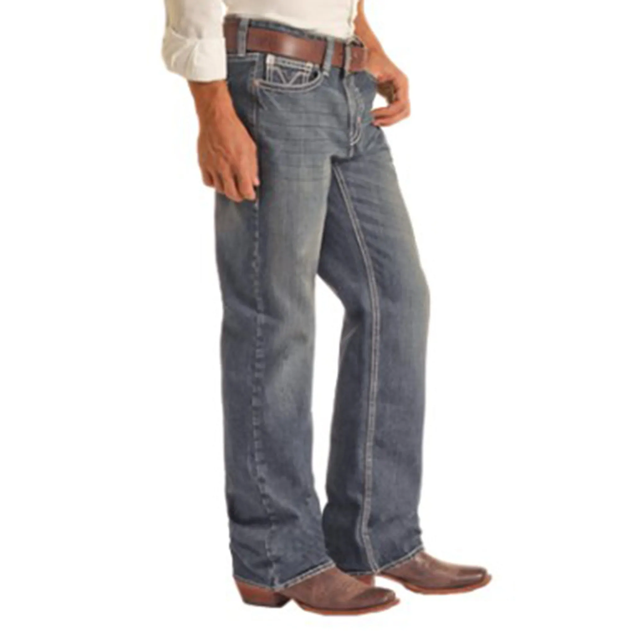 Rock & Roll Denim Men's Vintage Double Barrel Jeans