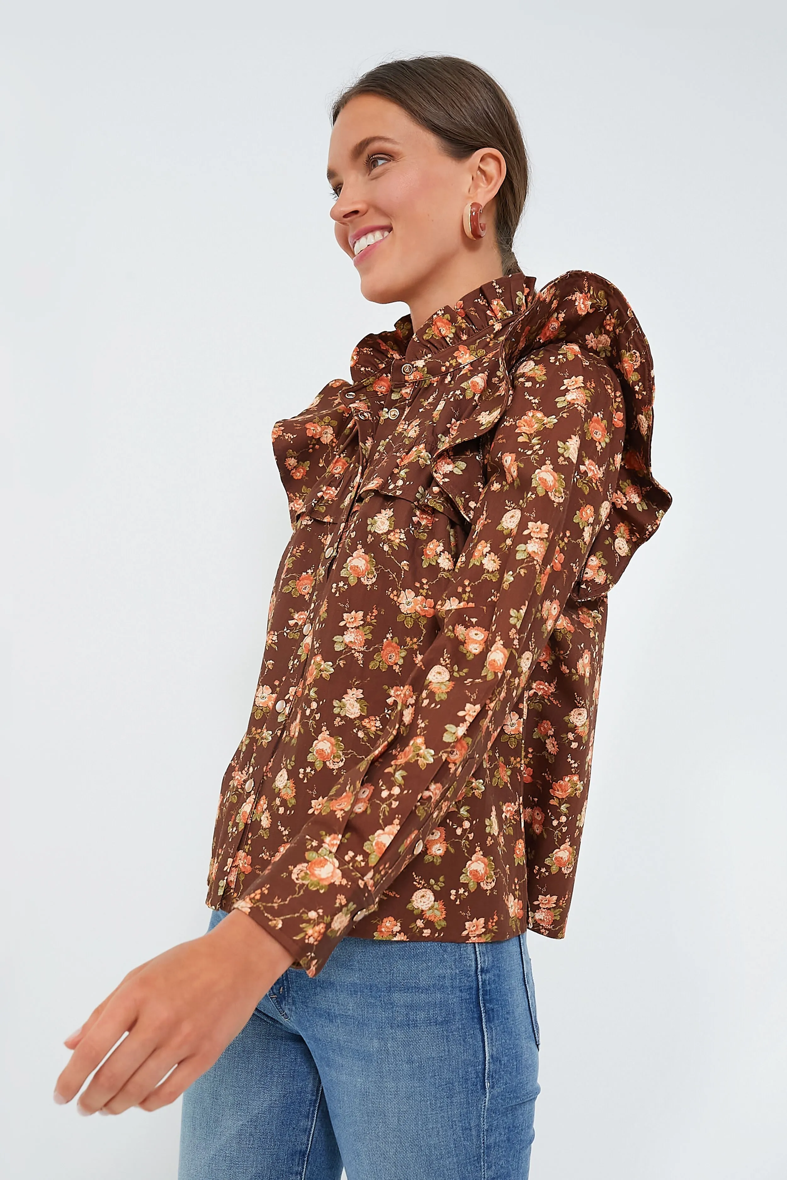 Rosewood Chintz Winnie Blouse