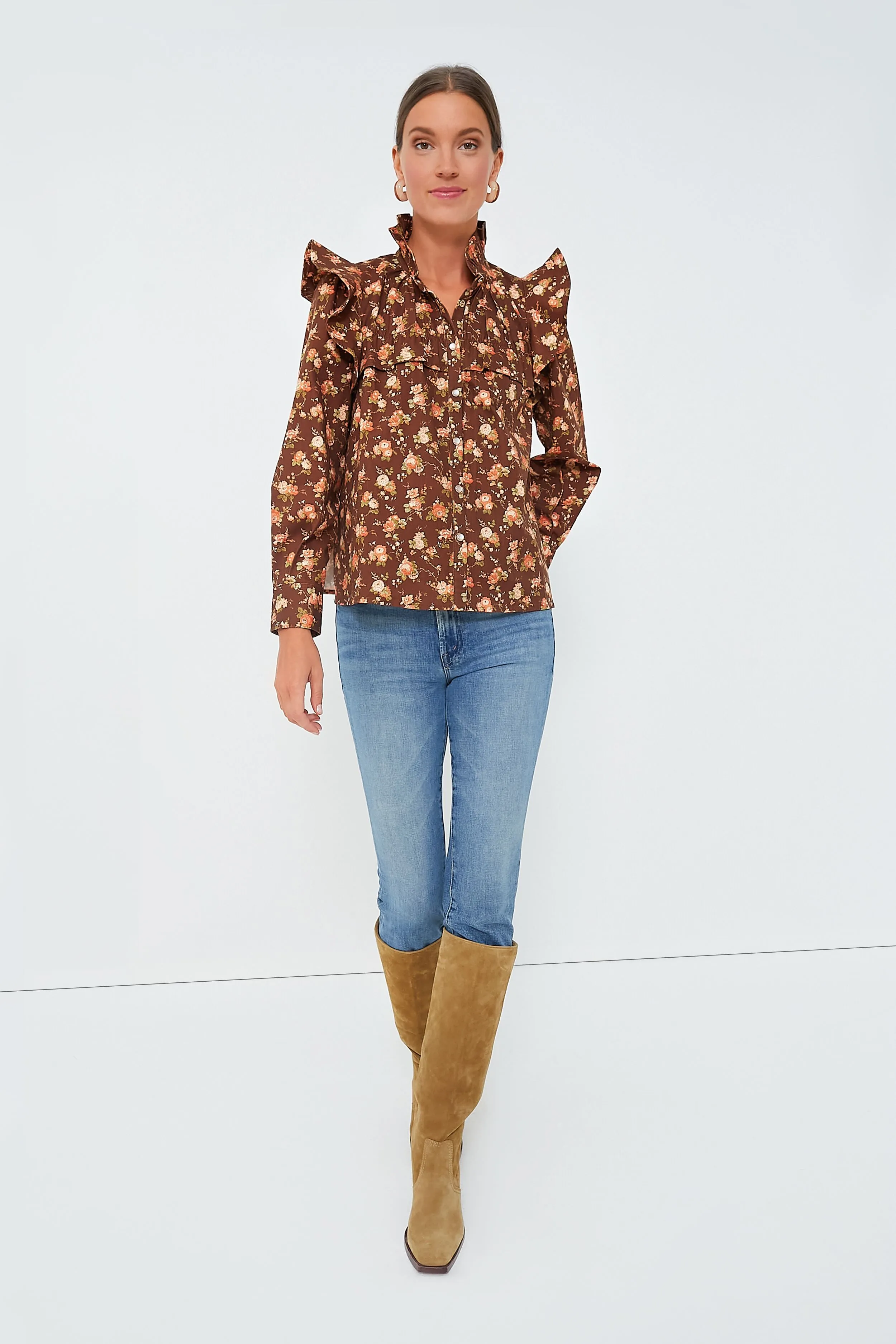 Rosewood Chintz Winnie Blouse