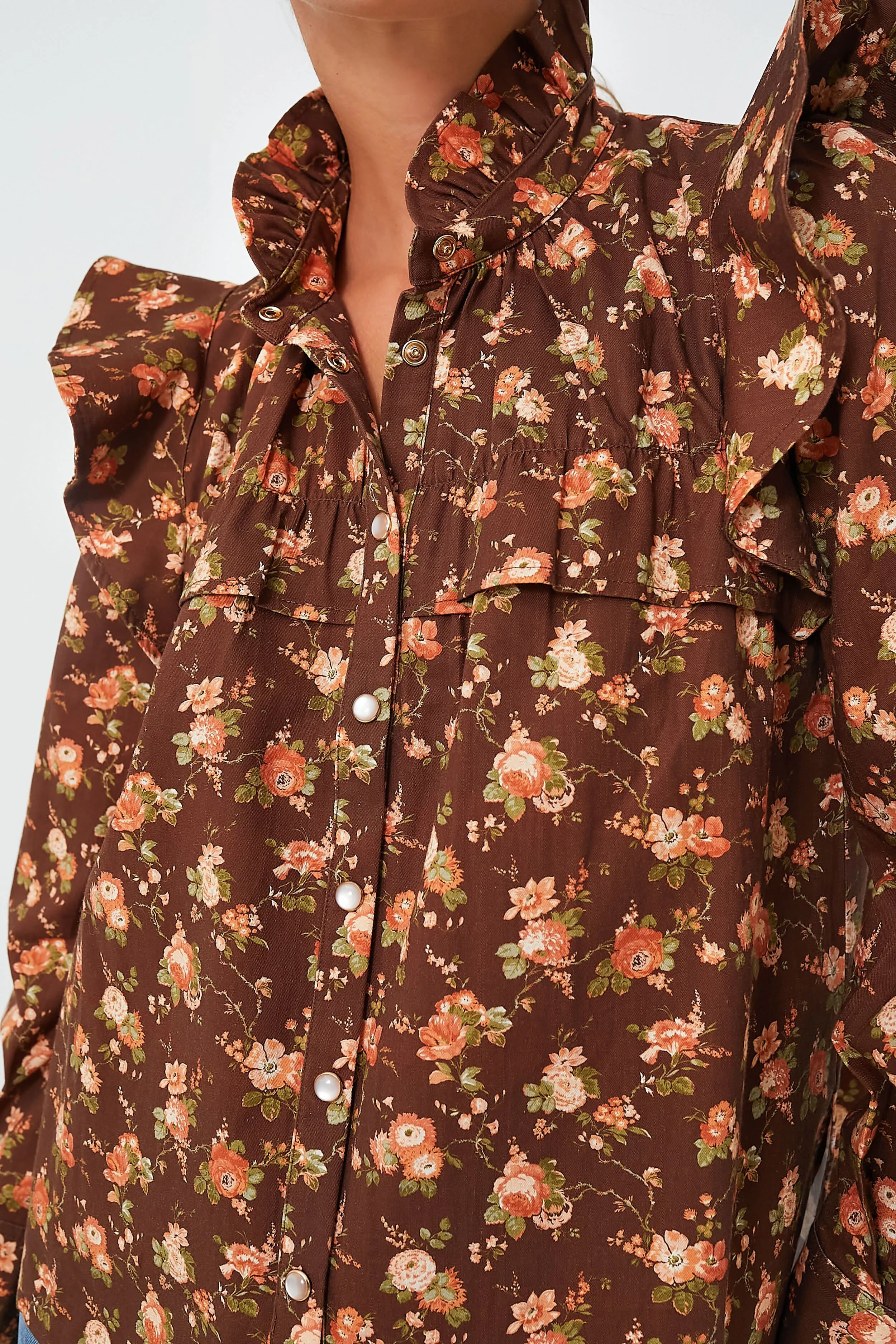 Rosewood Chintz Winnie Blouse