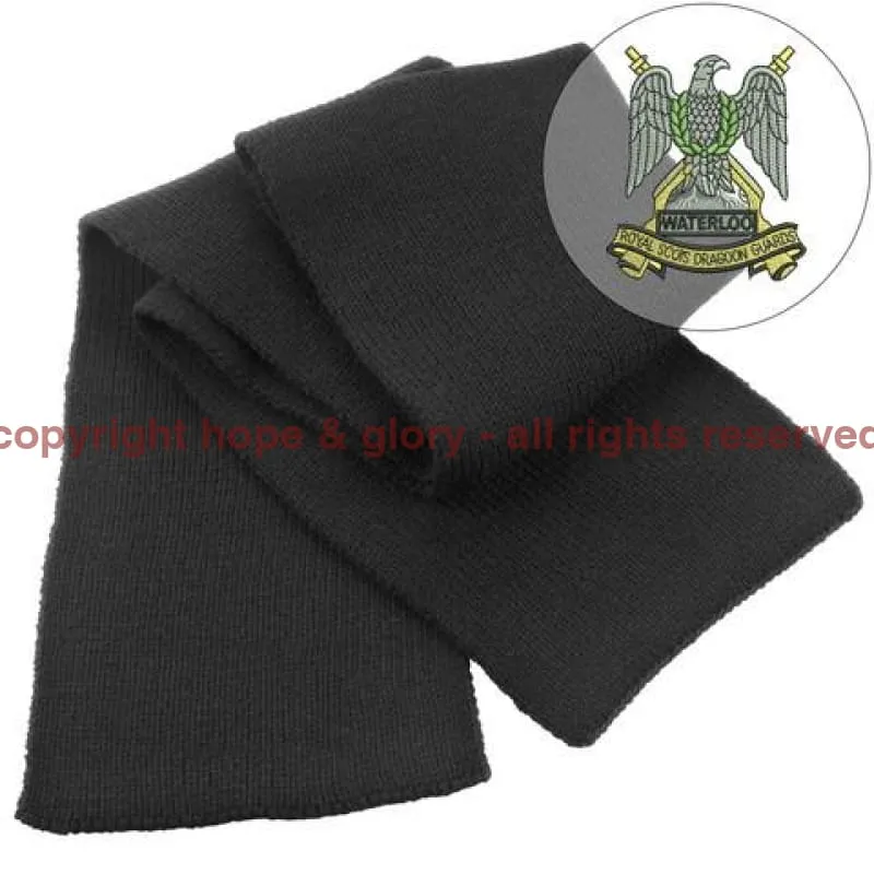 Royal Scots Dragoon Guards Heavy Knit Scarf