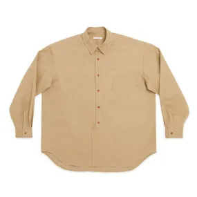 Savant Shirt - Organic Cotton Khaki Twill